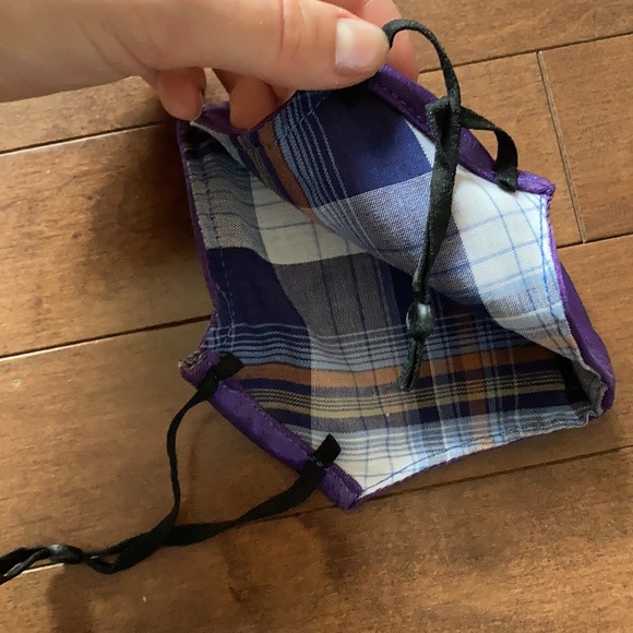 Purple double layer adjustable mask - Picture 2 of 2